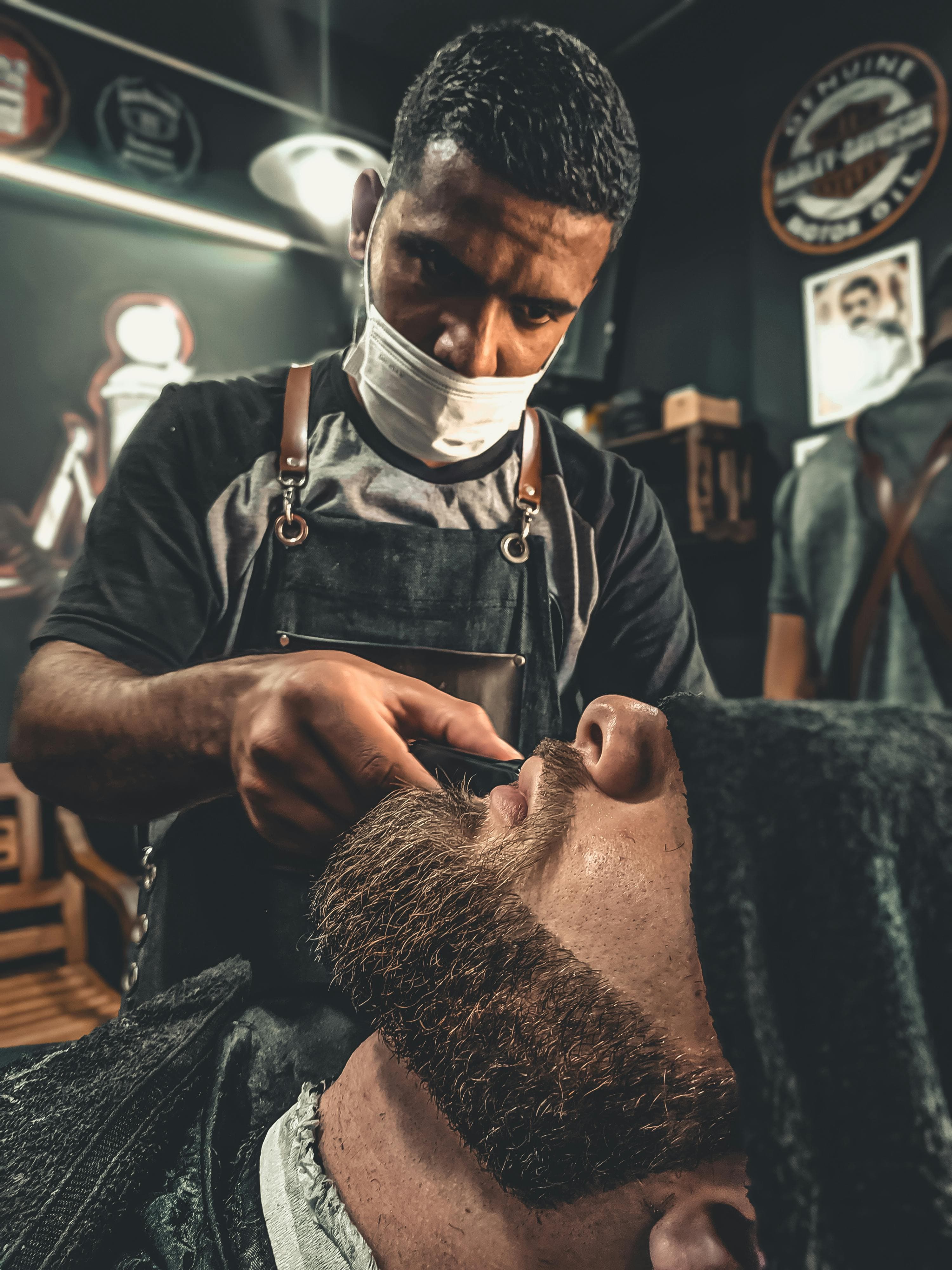 Julian Moss, barber at Northline Barber Co.
